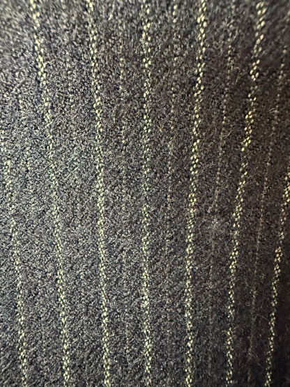 Completo Marzotto anni ‘70/‘80 in flanella blu gessato (NOS) - tg. 44