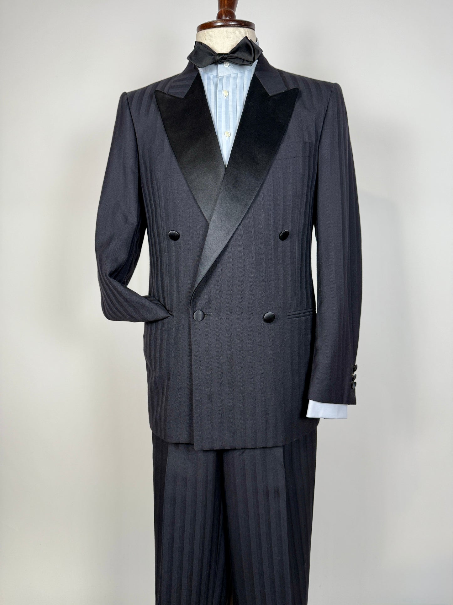 Smoking doppiopetto Corneliani anni ‘80 - tg. 44/46 drop alto