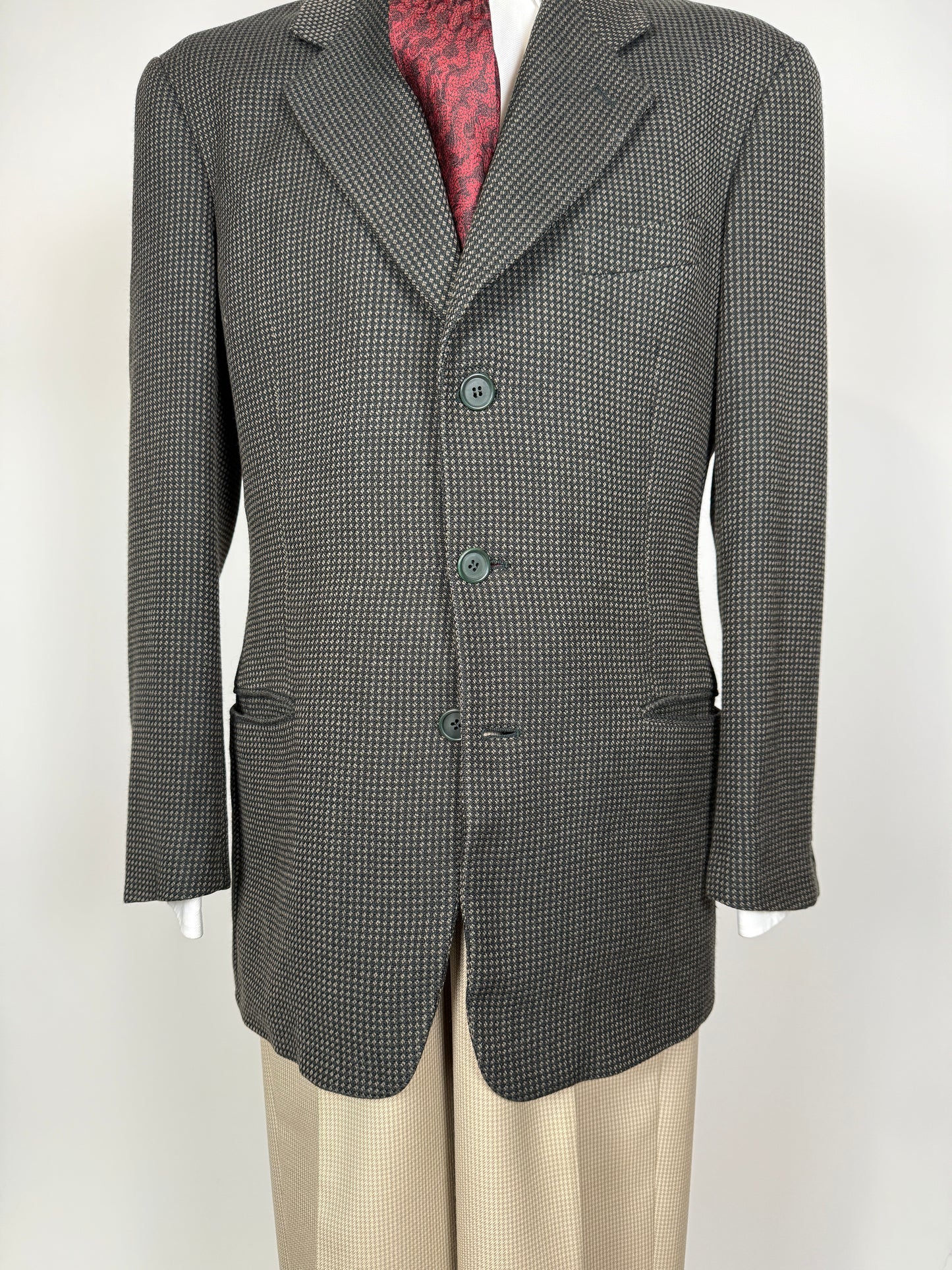 Giacca Armani Collezioni anni ‘90 verde occhio di pernice - tg. 50