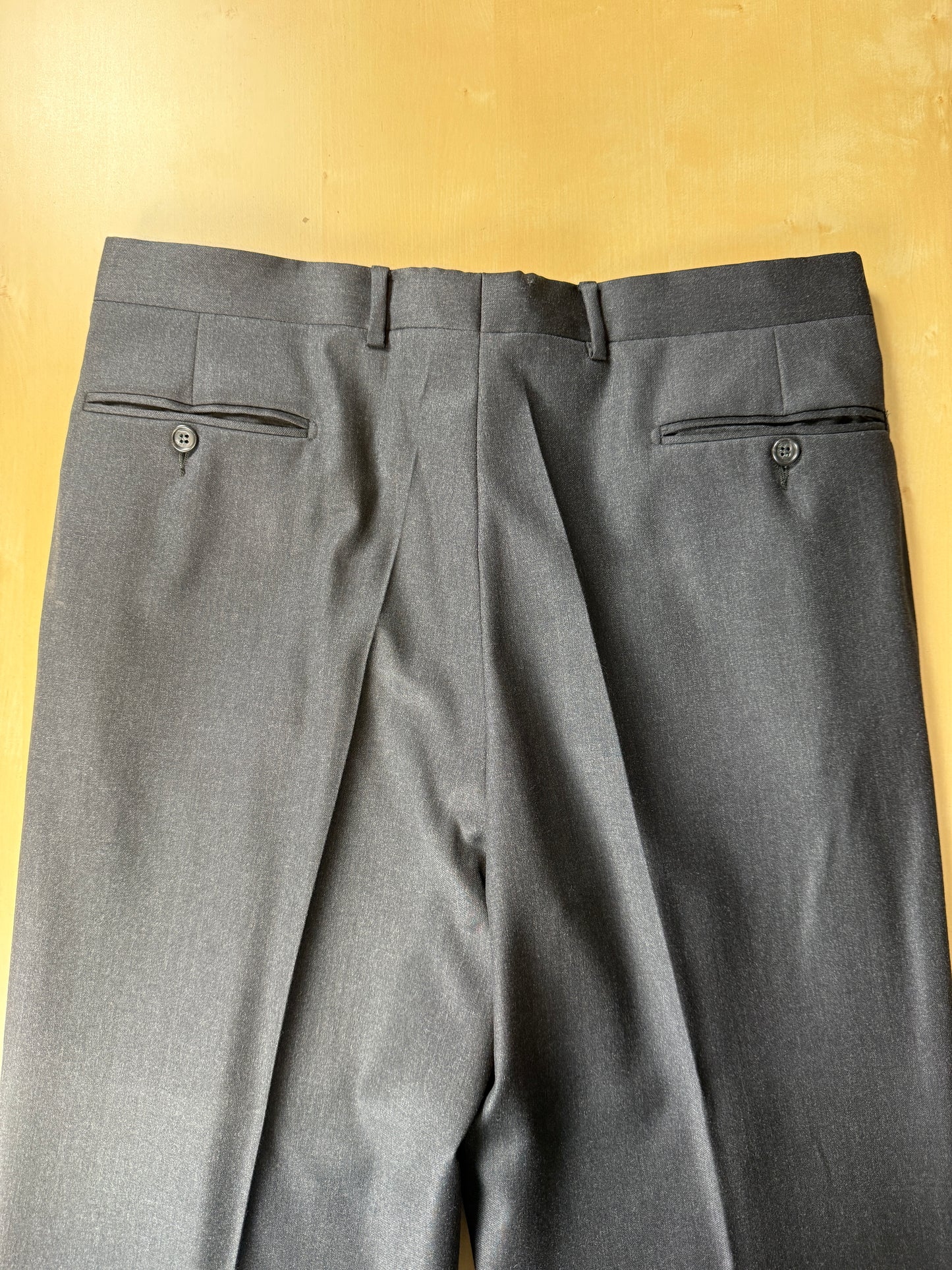 Completo Corneliani anni ‘90 flanella antracite - tg. 50/52