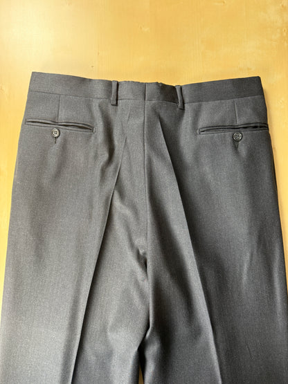 Completo Corneliani anni ‘90 flanella antracite - tg. 50/52