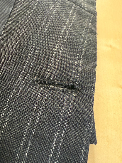 Giacca anni ‘50 sartoriale nero gessato - tg. 44