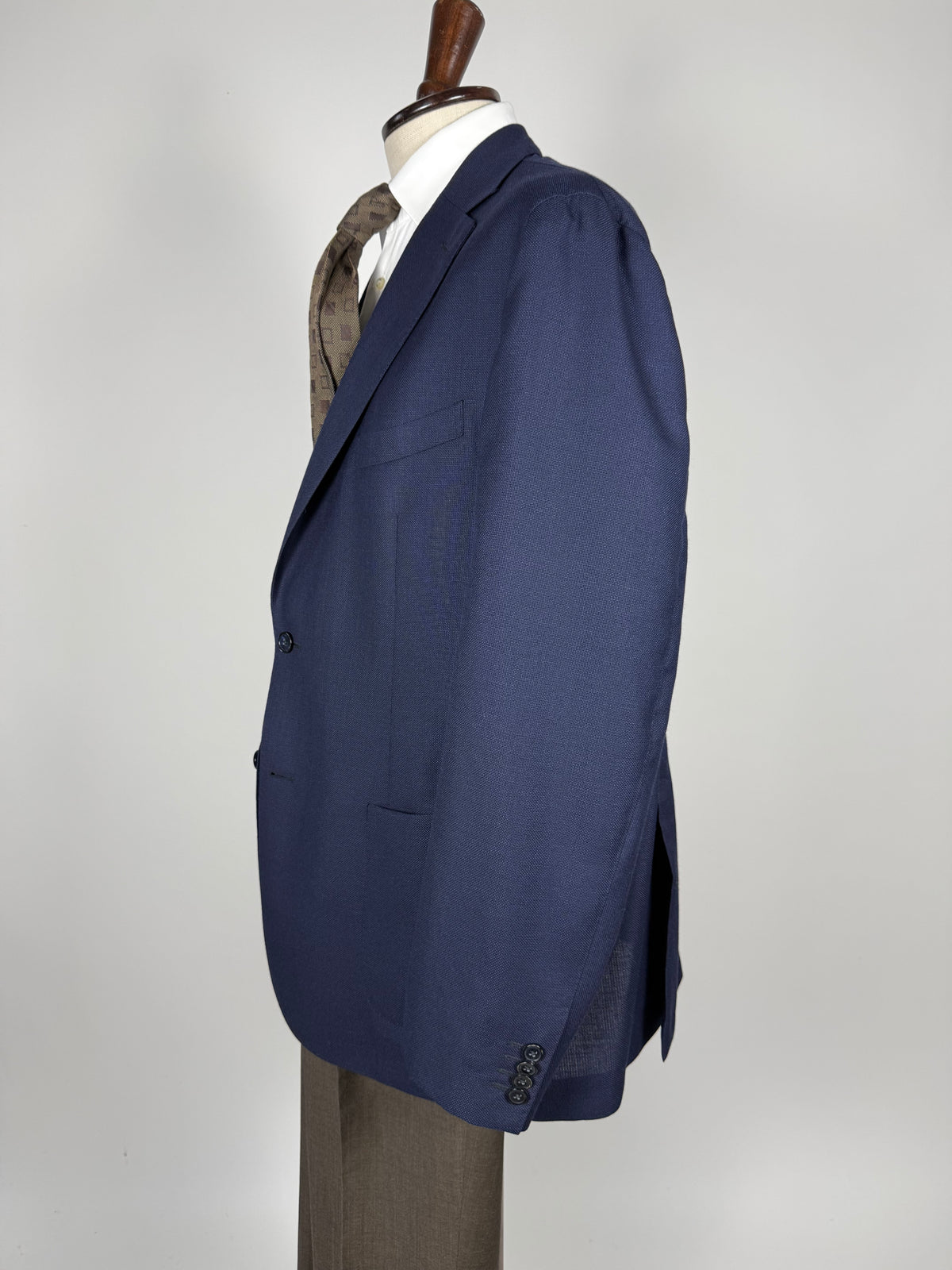 Giacca estiva De Paz hopsack blu - tg. 58/60