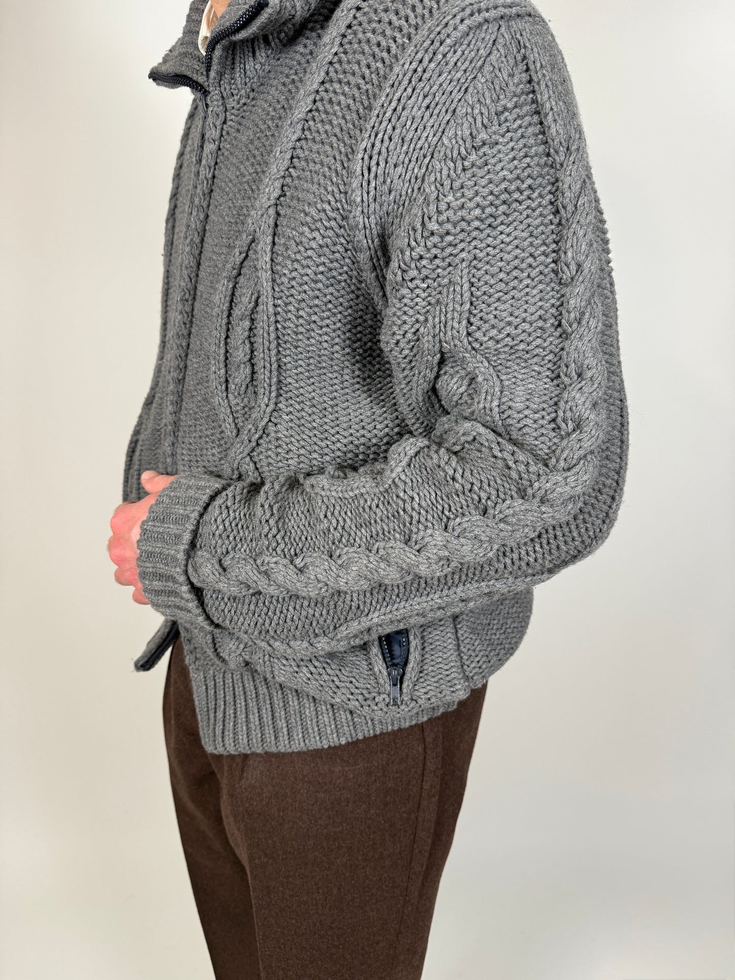 Cardigan-giubbotto Woolrich misto lana - XL