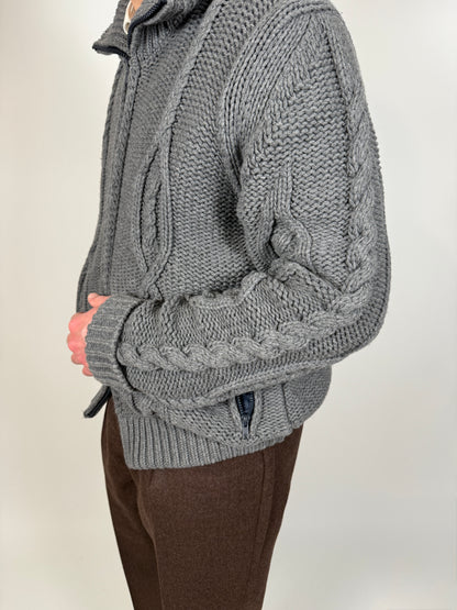 Cardigan-giubbotto Woolrich misto lana - XL