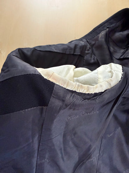 Navy blazer doppiopetto Pierre Cardin anni '70 - tg. 46