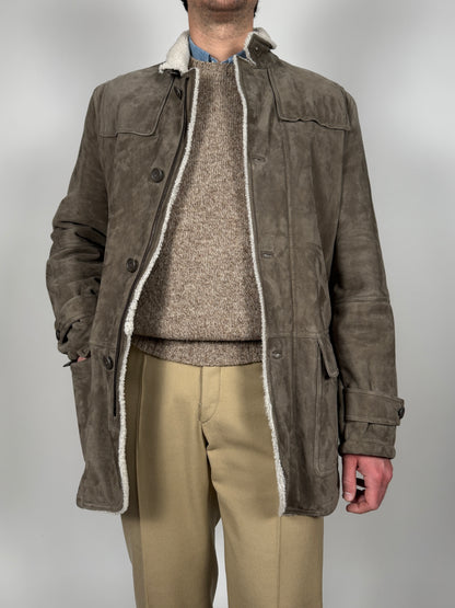 Cappotto shearling agnello Ermenegildo Zegna - tg. 46-48 (M)