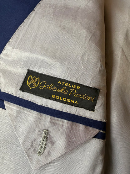 Giacca sartoriale in fresco lana blu - tg. 50/52