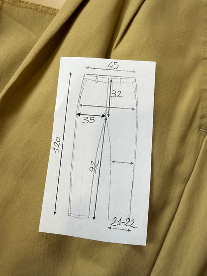 Pantaloni chino in cotone anni ‘80 (NOS) - tg. 50/52