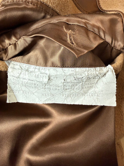 Cappotto raglan anni ‘80 lana e cammello - tg. 46-48