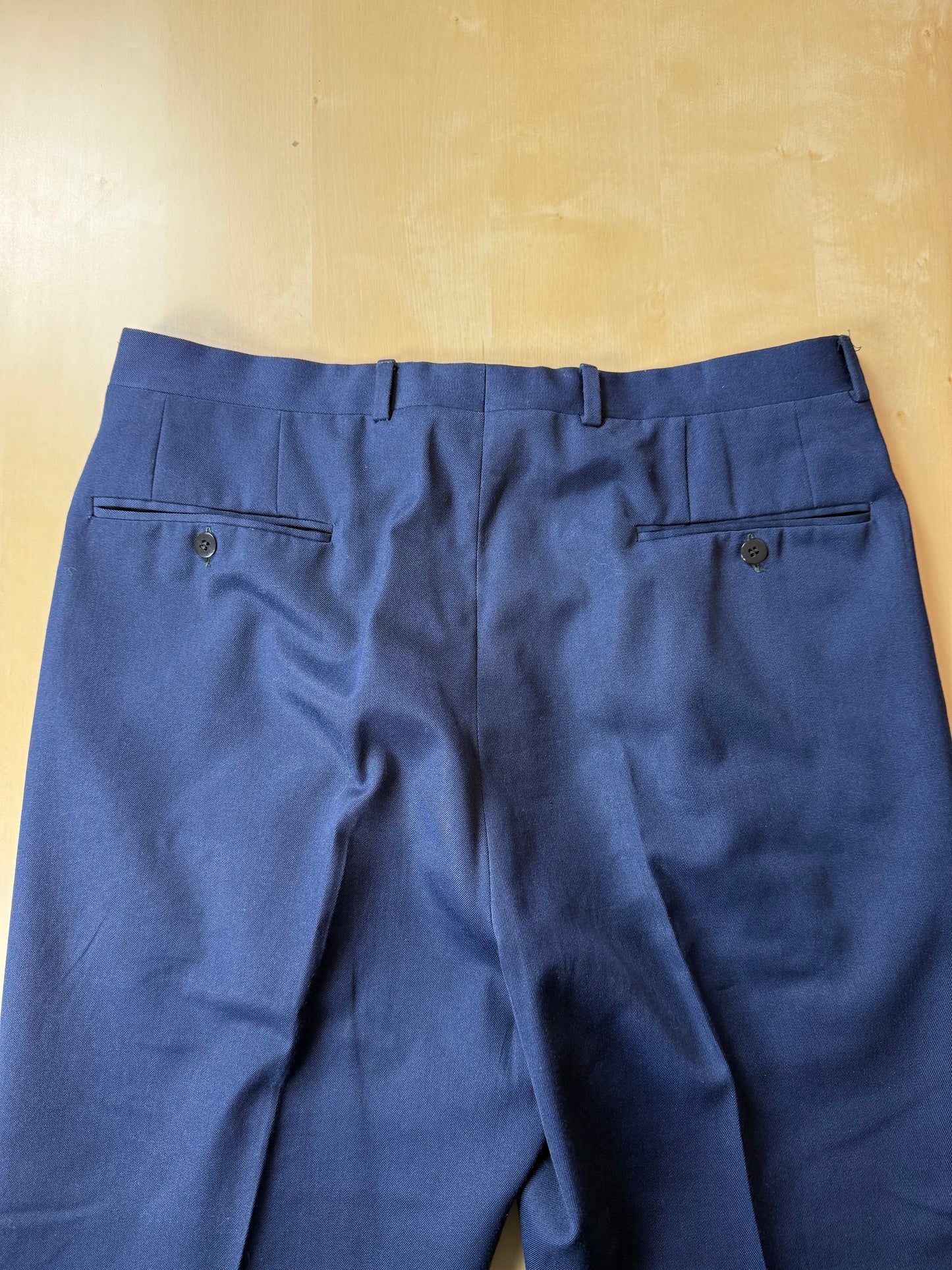 Completo anni ‘60 twill pettinato blu - tg. 48/50