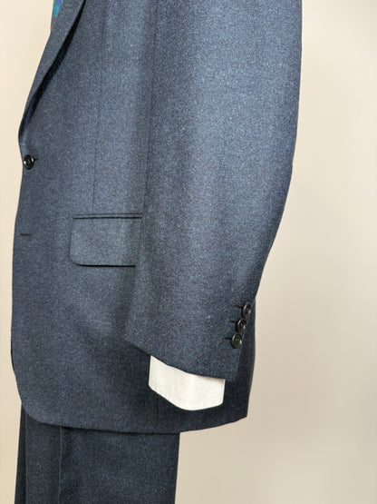 Completo anni ‘80 tessuto Loro Piana flanella lana e cashmere - tg. 50