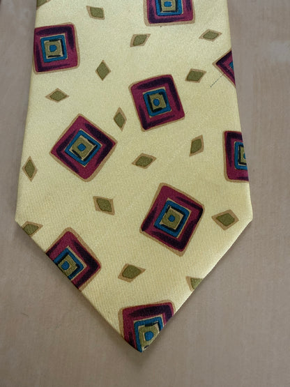 Cravatta Missoni vintage fantasia geometrica