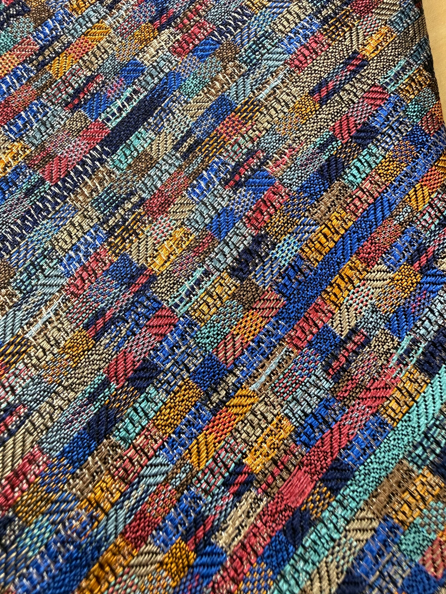 Cravatta Missoni tasselli multicolore