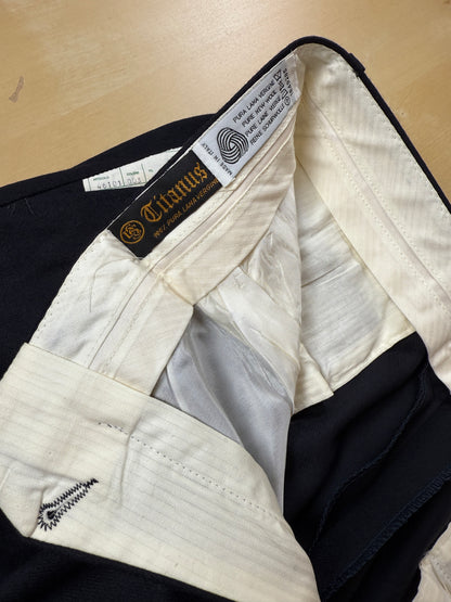 Pantaloni flanella blu notte (NOS) - tg. 46/48