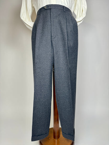 Pantaloni Burberrys flanella antracite - tg. 50