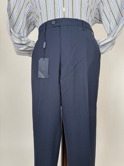 Pantaloni fresco lana blu navy (NOS) - tg. 52/54