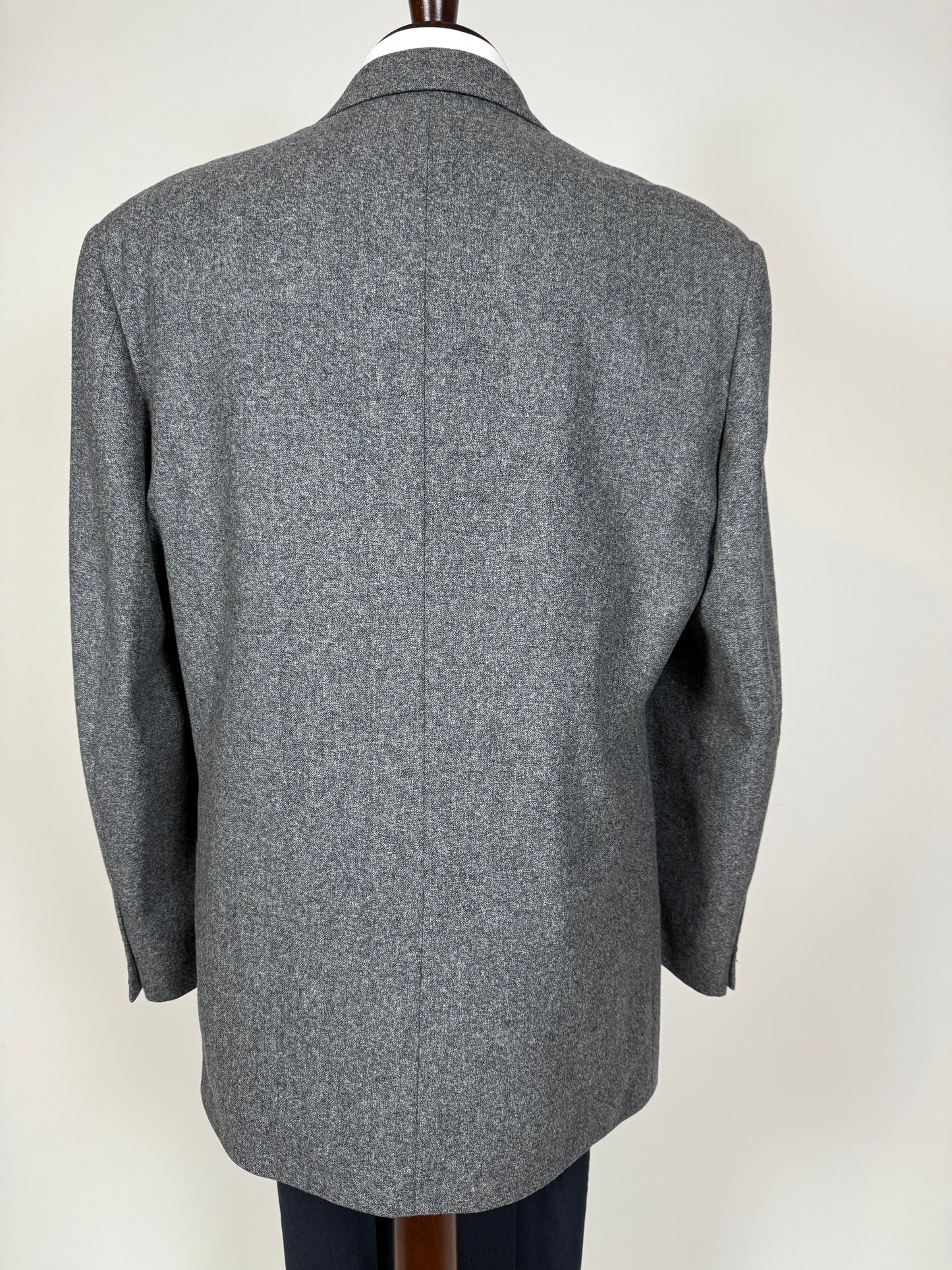 Giacca Missoni anni ‘80 grigio petrolio donegal - tg. 52