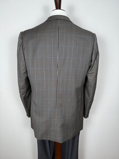 Giacca sartoriale in flanella pettinata check - tg. 50/52