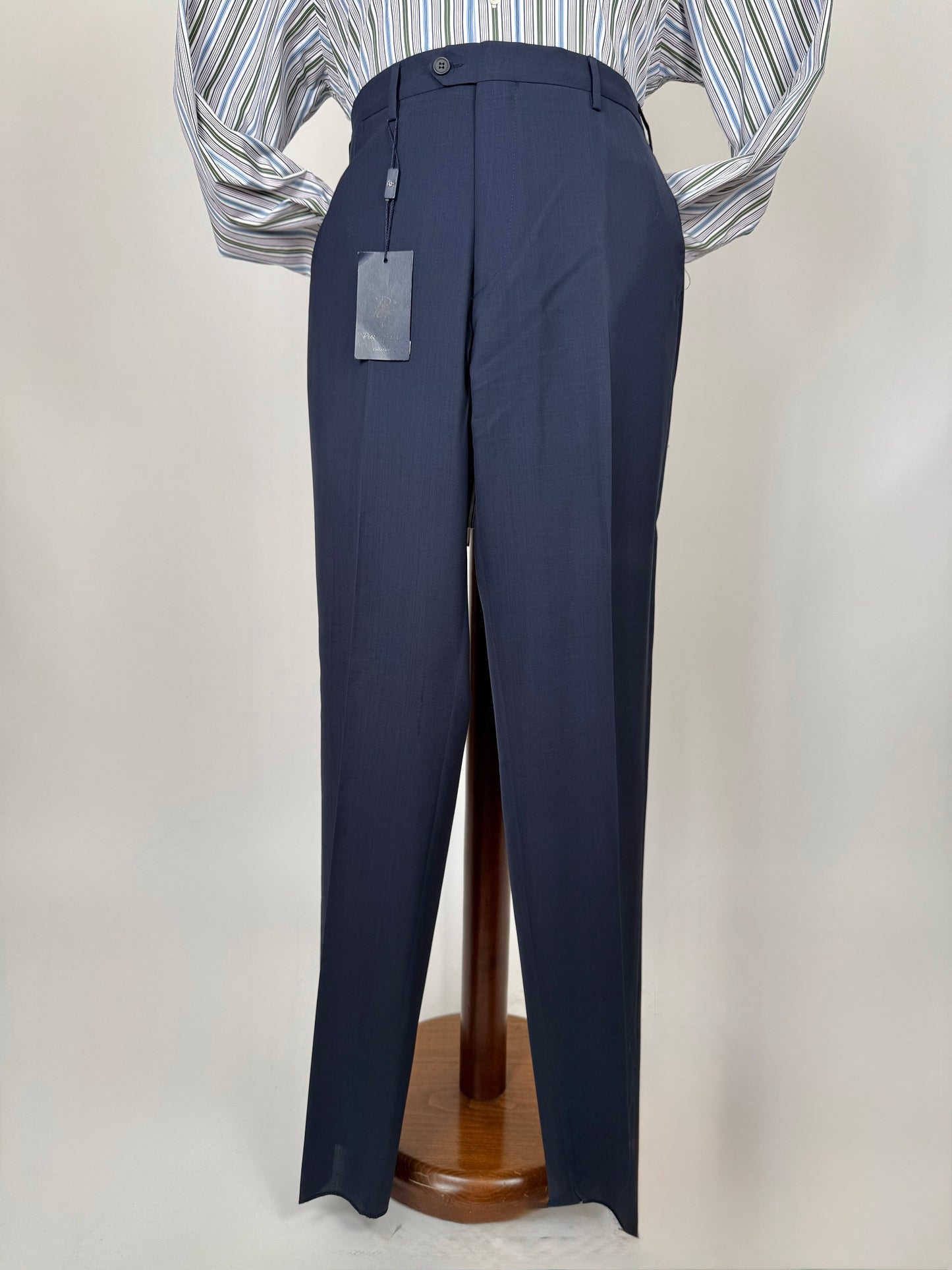 Pantaloni fresco lana blu navy (NOS) - tg. 52/54