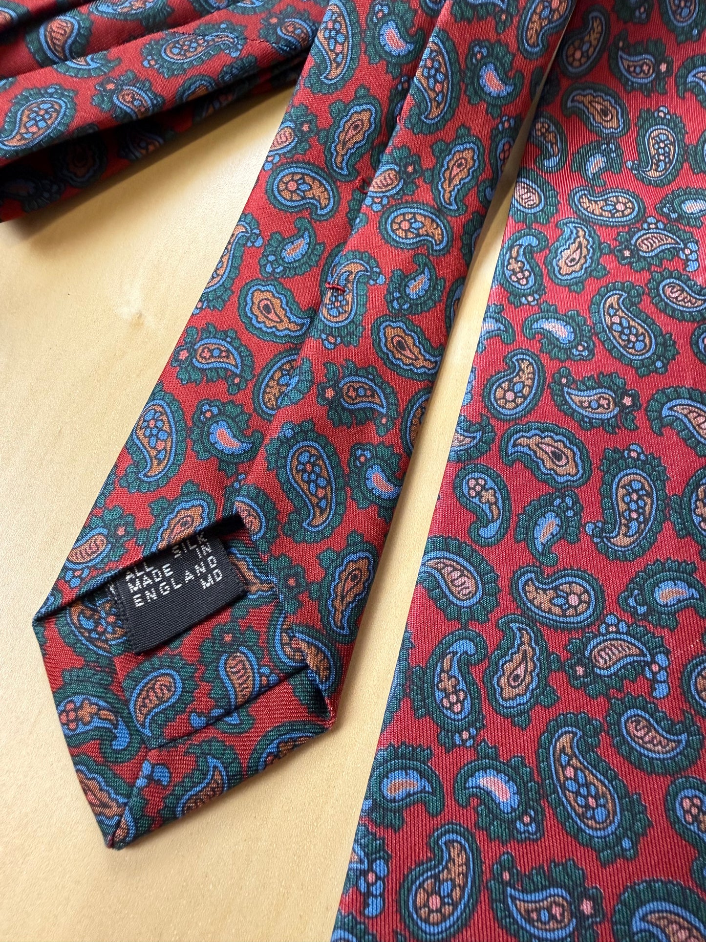 Cravatta inglese Drake’s paisley