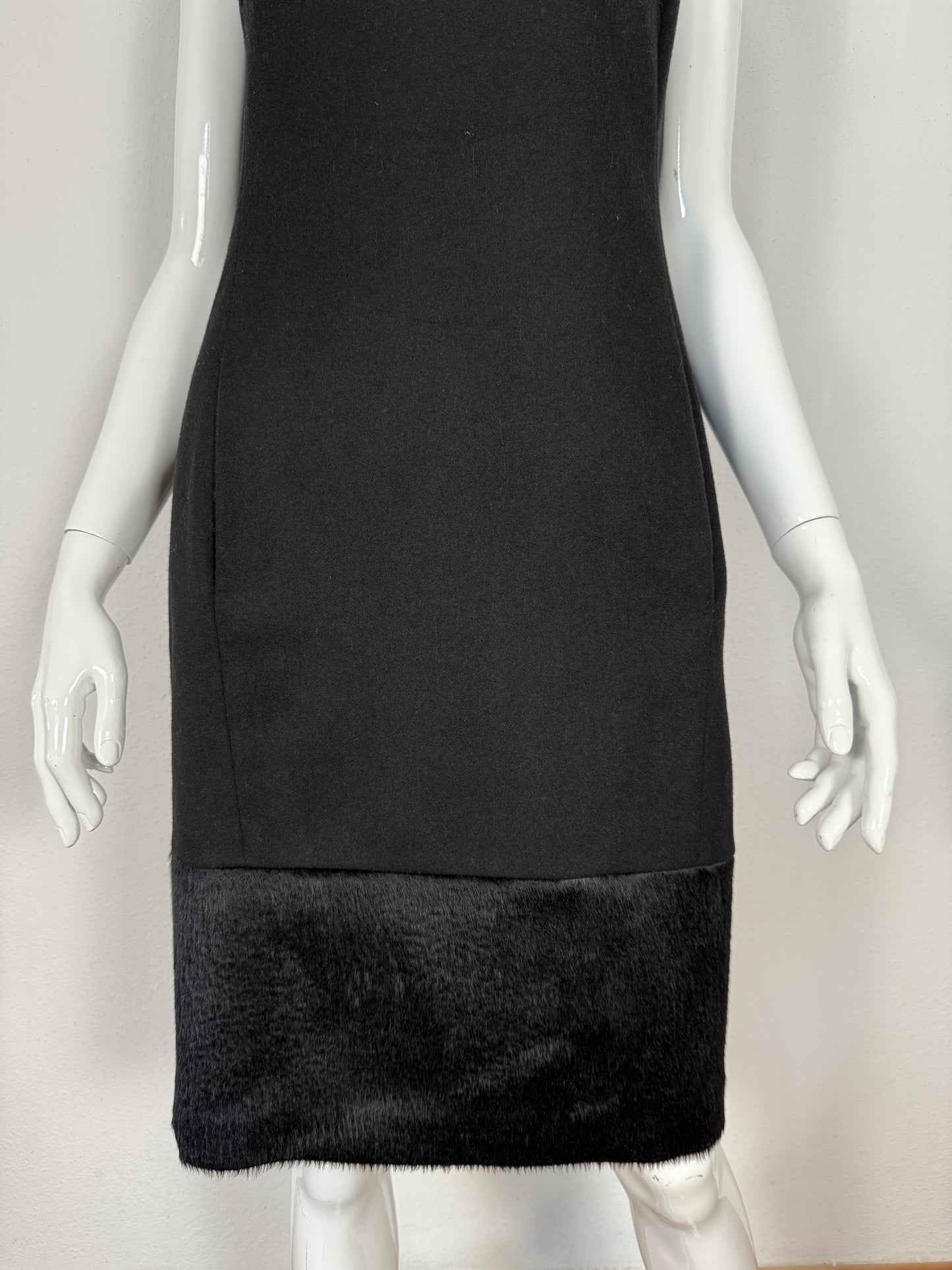 Abito smanicato Max Mara in pura lana - tg. 42