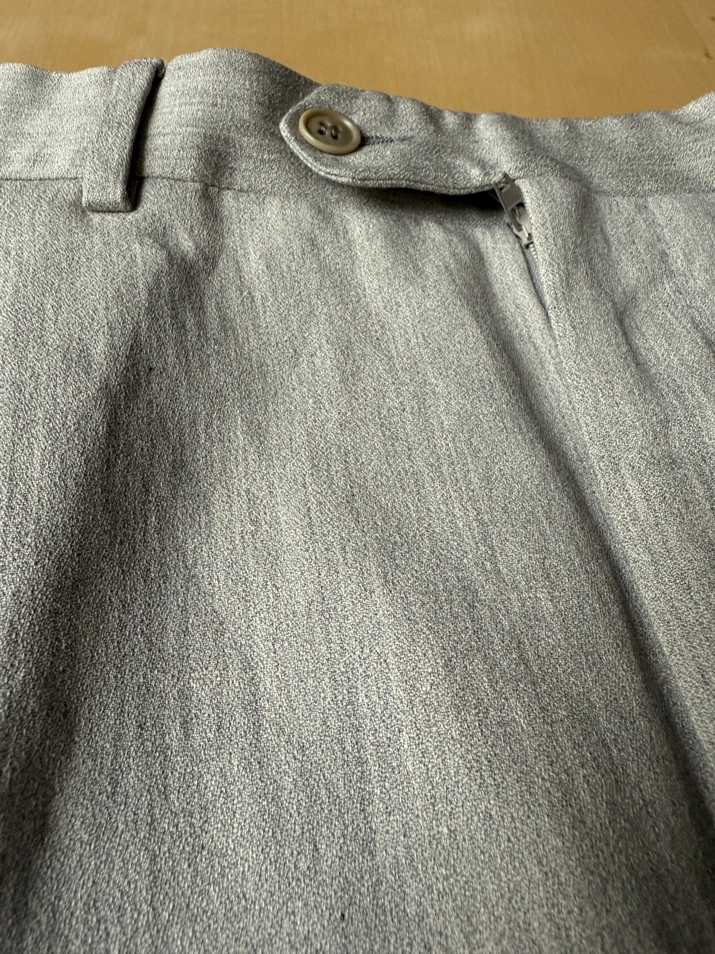 Panciotto damascato con pantalone abbinato in seta e lino - tg. 54