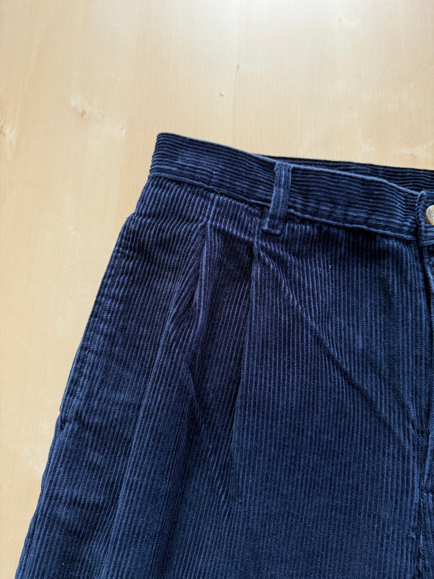 Pantaloni velluto a coste blu anni ‘90 - tg. 48