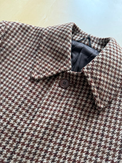 Cappotto anni ‘70 tweed pied-de-poule - tg. 44-46