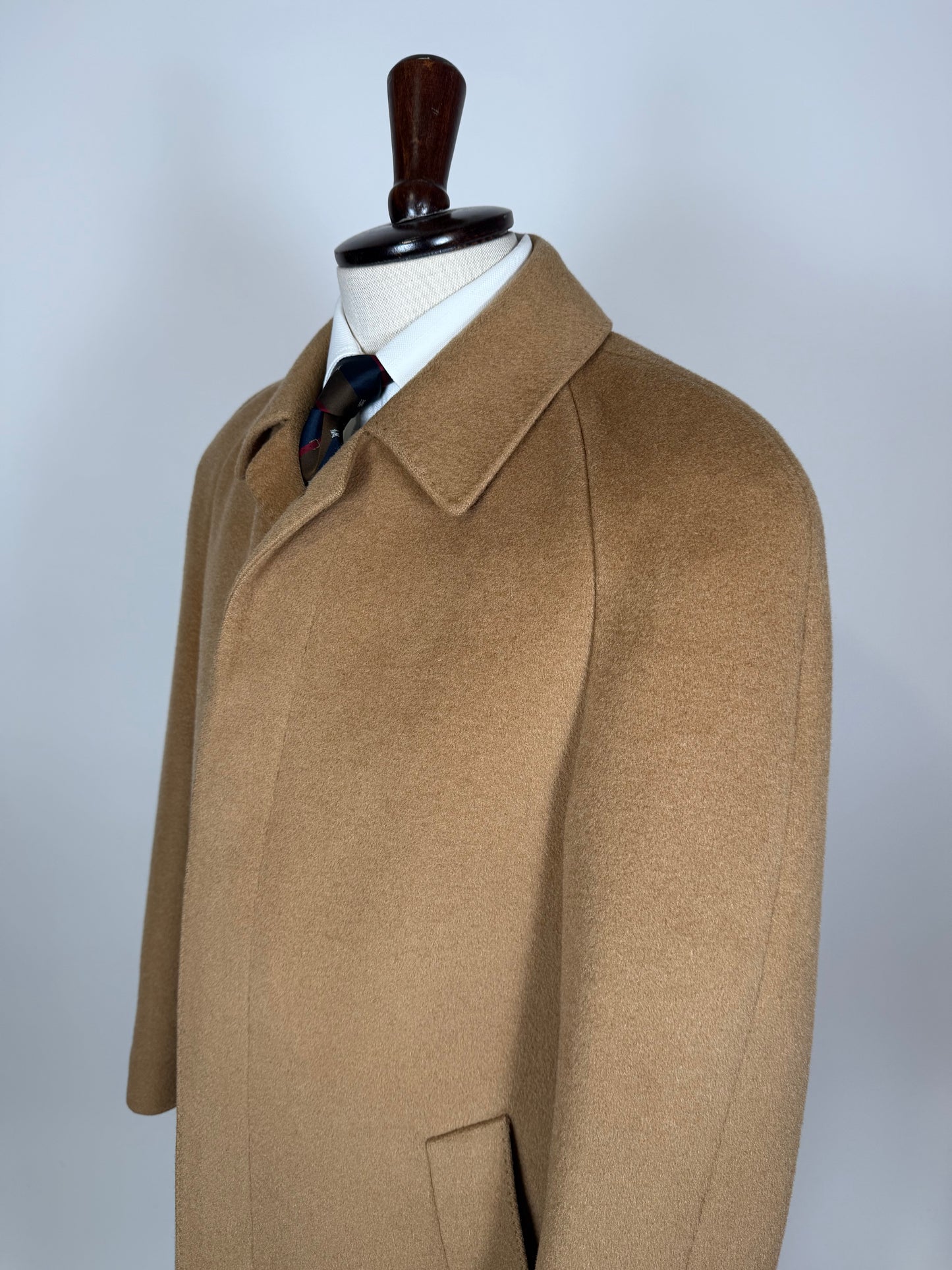 Cappotto raglan anni ‘80 lana e cammello - tg. 46-48