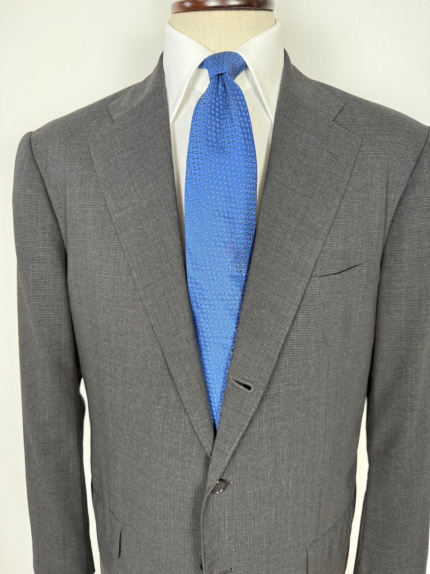 Completo napoletano Sartorio in fresco lana antracite - tg. 54