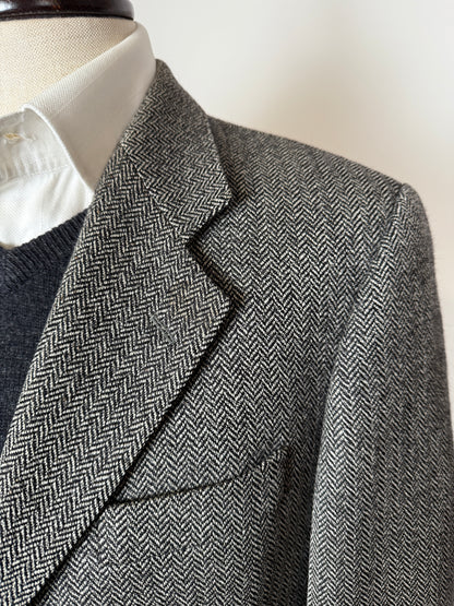 Giacca anni ‘90 herringbone grigio - tg. 48