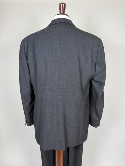 Completo Pal Zileri anni '90 fresco lana antracite - tg. 52