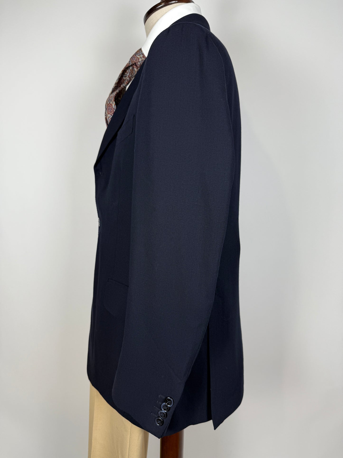 Giacca Lardini blu in hopsack - tg. 50