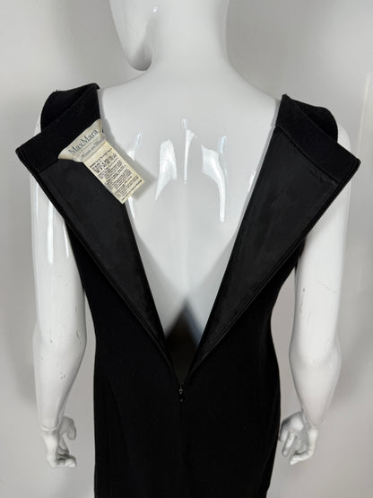 Abito smanicato Max Mara in pura lana - tg. 42