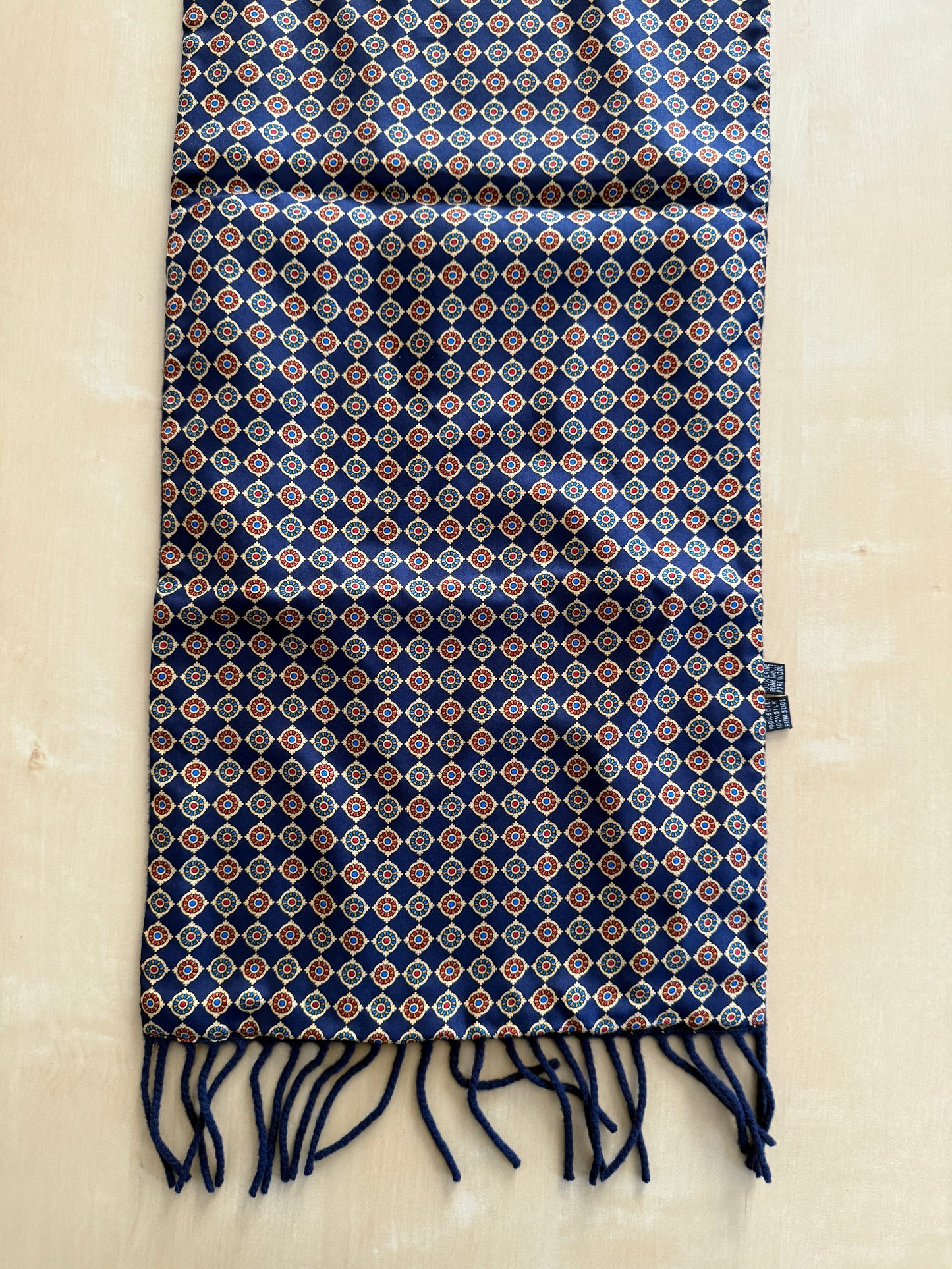 Sciarpa double face seta e lana