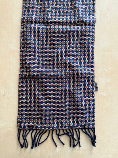 Sciarpa double face seta e lana