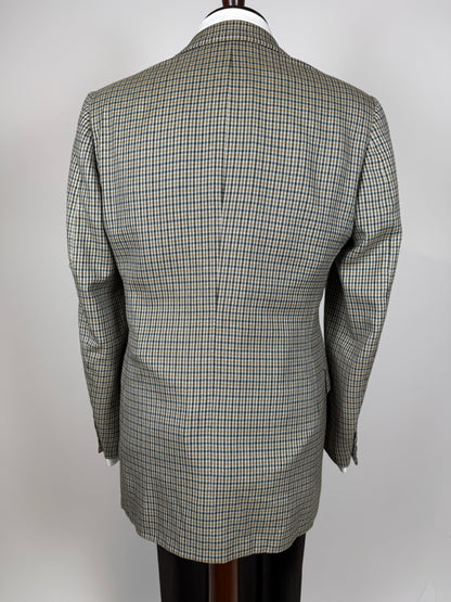 Giacca D’Avenza anni ‘80 check lana cashmere e seta - tg. 48