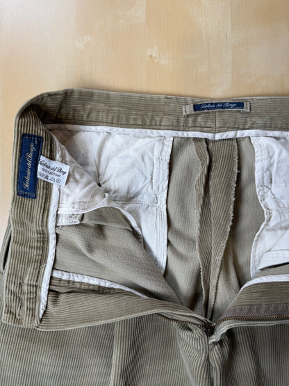 Pantaloni in velluto a coste beige - tg. 46/48
