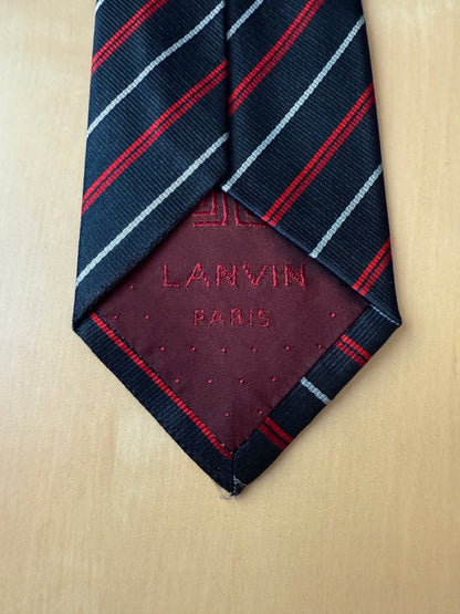 Cravatta Lanvin righe regimental