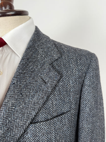 Giacca sartoriale Prandoni Milano in Harris Tweed - tg. 52, drop basso