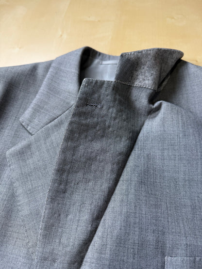 Giacca sartoriale anni '70 in grisaglia pettinata - tg. 50
