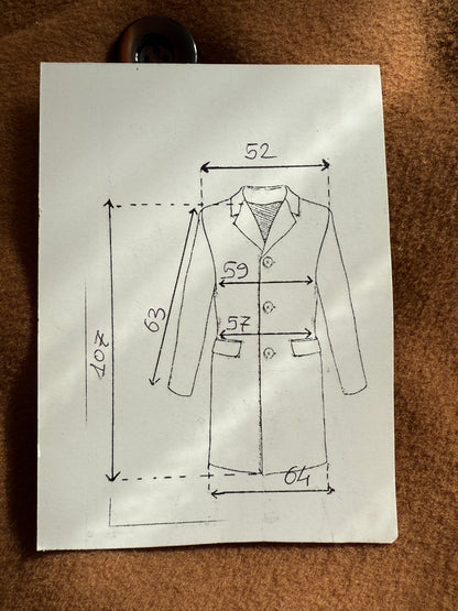 Cappotto cammello sartoriale anni ‘70/‘80 - tg. 48-50