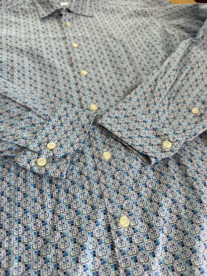 Camicia Etro fantasia geometrica - S/M collo 39