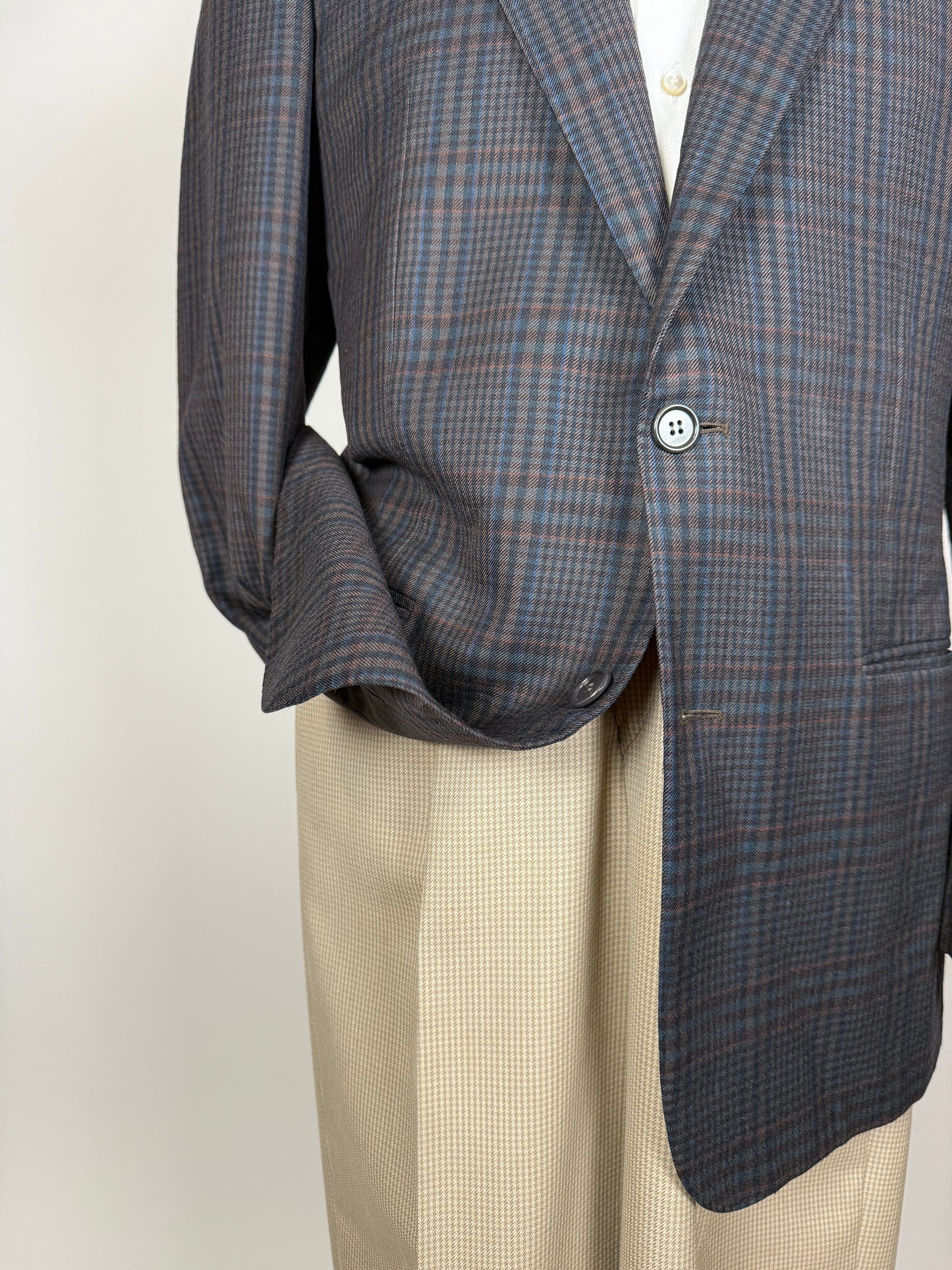 Giacca Corneliani flanella tartan - tg. 48