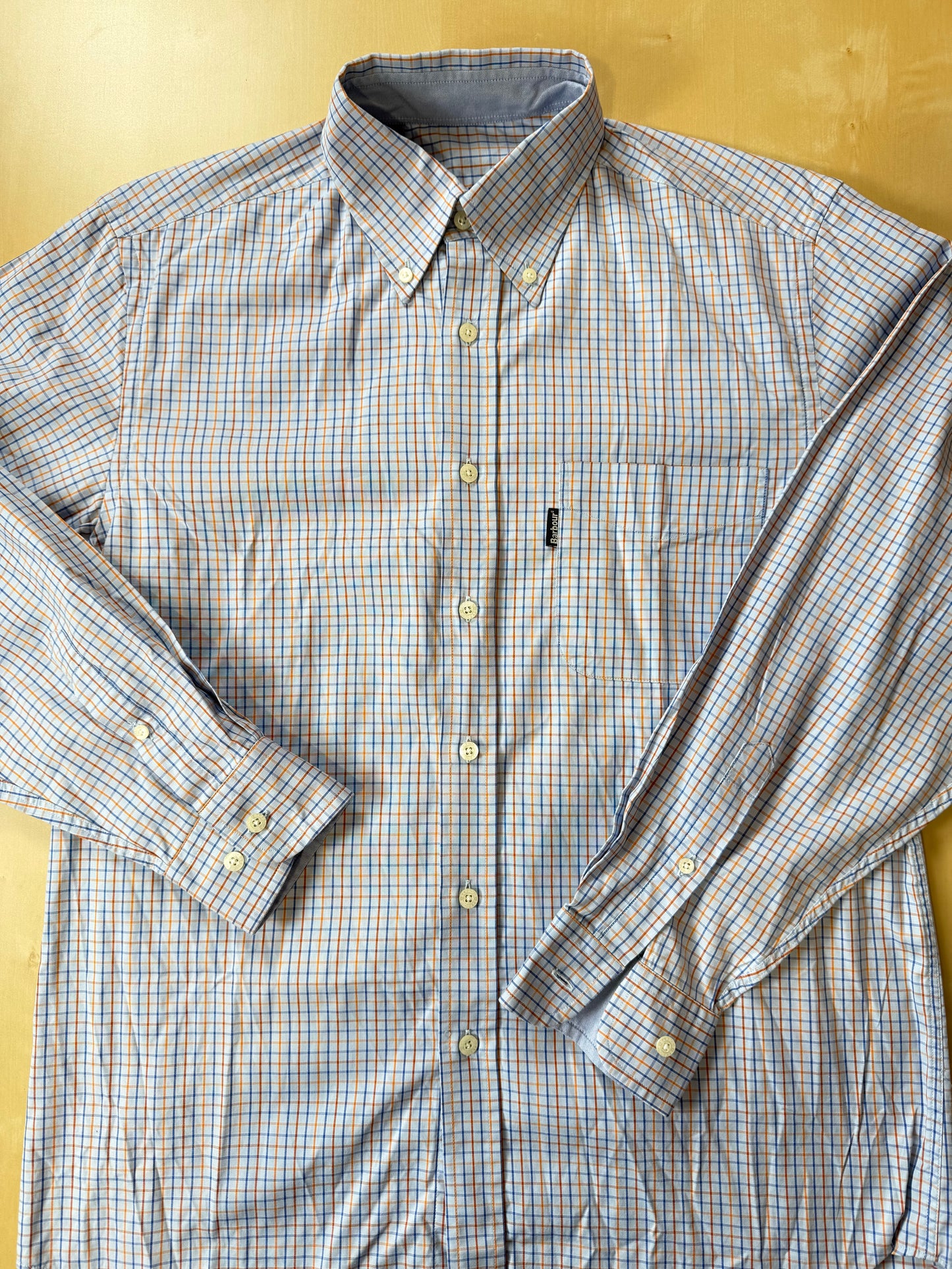 Camicia Barbour Oxford quadretti - M collo 39
