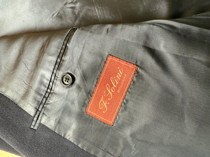 Blazer navy anni ‘80 in panno di lana - tg. 56