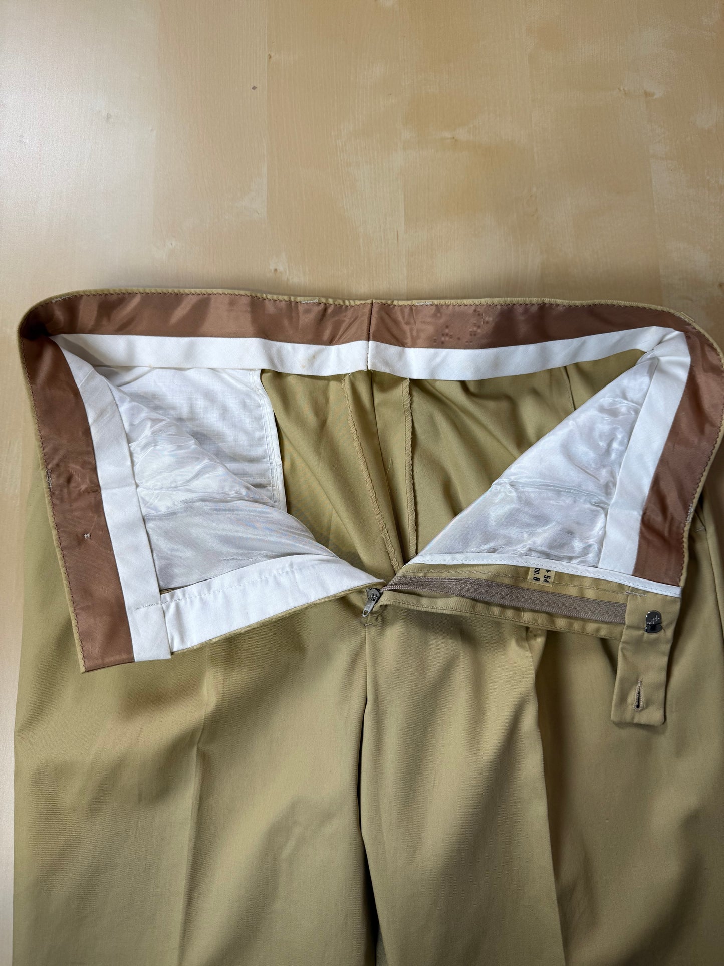 Pantaloni chino in cotone anni ‘80 (NOS) - tg. 50/52