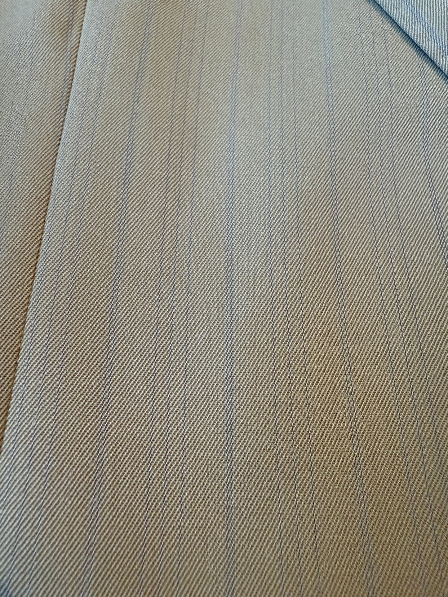 Completo doppiopetto Forall anni '70/'80 in twill beige (NOS) - tg.48