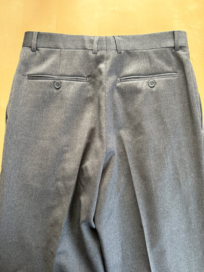 Pantaloni anni ‘80 flanella leggera antracite - tg. 46/48